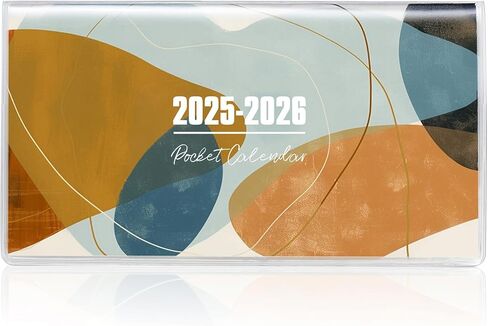 Pocket Calendar 2025-2026,Small Pocket Planner 2025-2026 for Purse3.5x6.5In, 24 Month Organizer from Jan 2025 -December 2026 (Bulterfly) in Saudi Arabia