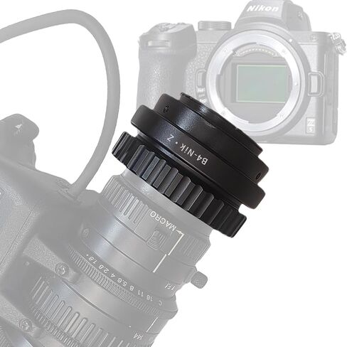 B4-NIK/Z Lens Adapter Compatible with B4 2/3" Broadcast Grade Mount Lens & for Nik/Z Mount Camera Z5 Z6 Z7 Camera.with Tripod Mount in Saudi Arabia