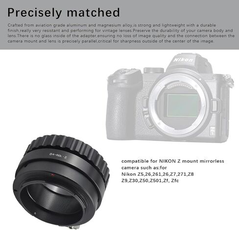 B4-NIK/Z Lens Adapter Compatible with B4 2/3" Broadcast Grade Mount Lens & for Nik/Z Mount Camera Z5 Z6 Z7 Camera.with Tripod Mount in Saudi Arabia