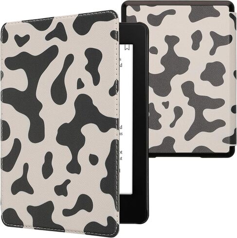 kwmobile Case Compatible with Amazon Kindle Paperwhite 11. Generation 2021 Case - eReader Cover - Vintage Flowers Orange/Red/White in Saudi Arabia