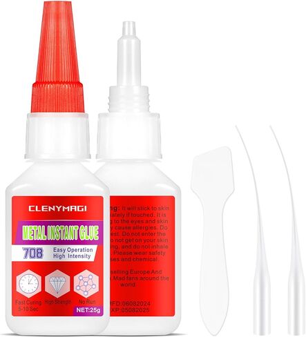 Super Glue for Plastic, 2 Pack Clear Plastic Glue Designed for Plastic to Plastic Bonding, Waterproof, Heat-Resistant, Strongest Plastic Glue for Repairing Plastic, DIY, Model Plastic in Kuwait