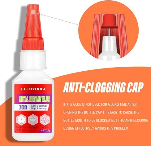 Super Glue for Plastic, 2 Pack Clear Plastic Glue Designed for Plastic to Plastic Bonding, Waterproof, Heat-Resistant, Strongest Plastic Glue for Repairing Plastic, DIY, Model Plastic in Kuwait