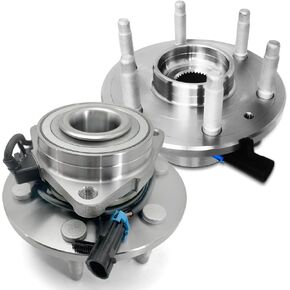 Pair 515096 Front Wheel Bearing Hub Assembly Compatible with Cadillac Escalade ESV EST 2007-2014, for Chevy Avalanche Silverado Suburban 1500 Tahoe, for GMC Sierra 1500 Yukon 2007-2010, 6 Lugs w/ABS
