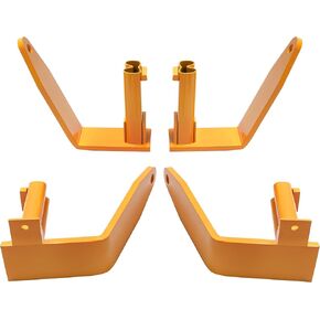 KUAFU 4 Camper Tie Down for Full-Size Pickups Tie Down Powder Coated Steel