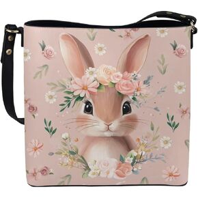 HUGS IDEA Handbags for Women Large Capacity Hobo Bags Leather Bucket Top-handle Purse