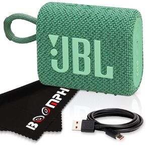 JBL Go 3 Portable Bluetooth Wireless Speaker, IP67 Waterproof and Dustproof Built-in Battery - Black