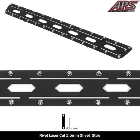 APS Premium Stainless Steel Black Mesh Grille Insert Compatible with Ford F-150 2004-2005 Lower Bumper N19-H15357F in Saudi Arabia