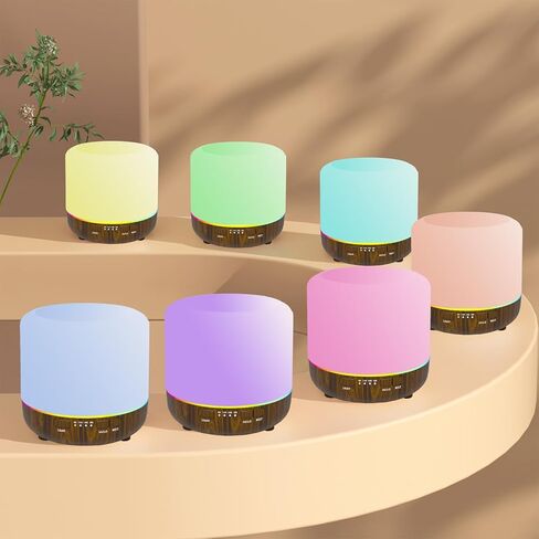 موزع روائح عطرية ملون 200 مل مع وضع رذاذ قابل للتعديل، موزع روائح عطرية مع إيقاف التشغيل التلقائي لغرفة النوم/المكتب/الرحلة in Kuwait