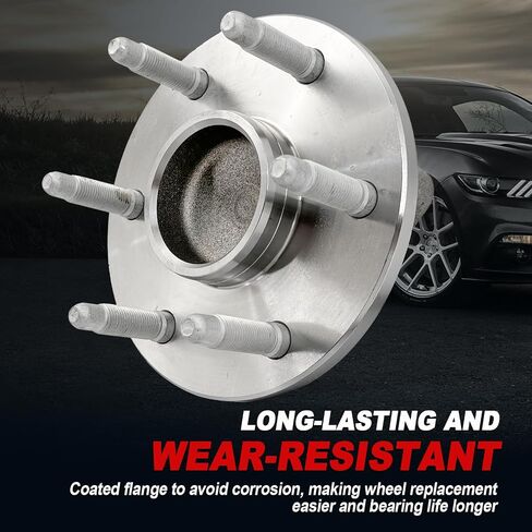 Pair 515096 Front Wheel Bearing Hub Assembly Compatible with Cadillac Escalade ESV EST 2007-2014, for Chevy Avalanche Silverado Suburban 1500 Tahoe, for GMC Sierra 1500 Yukon 2007-2010, 6 Lugs w/ABS in Kuwait