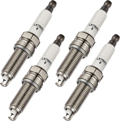 BDFHYK Set of 4 Iridium Spark Plug Compatible with Hyundai Equus Genesis Santa Fe Sport Sonata Tucson,Kia Optima Sorento Sportage Borrego,2.4L 4.6L 5.0L L4 V8,Replacement for XP6203 SILZKR6B10E SP1040 in Saudi Arabia