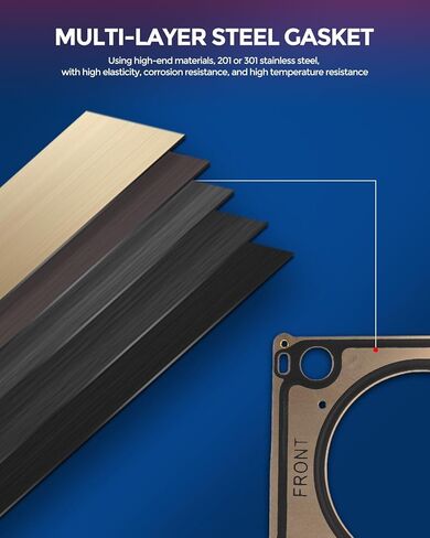 KAX HS26541PT مجموعة حشية رأس الأسطوانة، مجموعات حشية مجموعة المحرك مناسبة لـ Ram1500/ProMaster 1500/2500/3500، Chrysler200/30، Dodge Avenger/Challenger، Jeep Wrangler 3.6L 2011-2016 ES72467 in Saudi Arabia