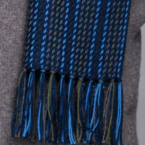 وشاح صوف الألبكة للرجال من Mucros Weavers (بني، أخضر) in Kuwait