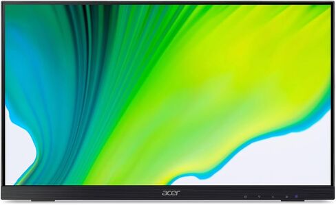 شاشة لمس Acer UT241Y bmiuzx مقاس 23.8 بوصة عالية الدقة (1920 × 1080) بدون إطار IPS مع حامل قابل للإمالة بمفصلات مزدوجة (USB 3.1 Type-C، ومنافذ HDMI وVGA)، أسود in Saudi Arabia