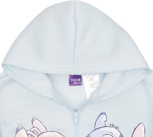 Disney Characters Minnie Mouse Daisy Duck Lilo & Stitch Girls Zip-Up Hoodie, Hooded Sweatshirt for Kids and Toddlers in Kuwait