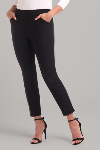 Rekucci Women's EcoCosy Comfort Straight Leg Chino Pant with Pockets in Saudi Arabia