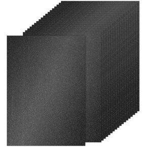 PATIKIL 40Sheets White Glitter Cardstock Paper, 12 x 12 in 250gsm Square Premium Sparkly Paper Craft Cardstock Paper for Scrapbook Card Making DIY Art Projects Wedding Party
