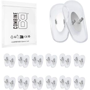 12 Pairs Replacement Nose Pads Flesh Nose Pieces for Ray-Ban Aviator RB3025/Aviator RB3044/RB3261/RB3445/RB3483/RB3506/RB3519/RB3516/RB3293/RB3267/RB3362/RB3026/RB3490 Sunglass