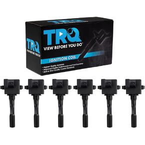 TRQ Ignition Coil Set Compatible with 2013-2014 Acura ILX 2012-2013 Honda Civic 2010-2014 Insight