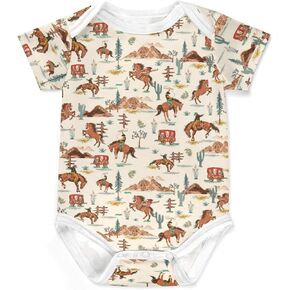 Tie Dye Baby Clothes Onesie Short Sleeve Infant Rainbow Baby Stuff Shower Gifts for Boys Girls 0-3 Month