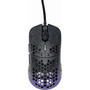 Gwolves Hati HTM Ultra Lightweight Honeycomb Design Wired Gaming Mouse 3389 Sensor - PTFE Skates - 6 Buttons - Only 58G(Cerulean)