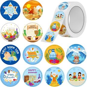 Chinese New Year Stickers - 1000 PCs Happy Lunar New Year Decorations 2025 Year of The Snake Labels Spring Festival Supplies Red Round Roll Adhesive Sticker for Kids Party Candy Gift Cards