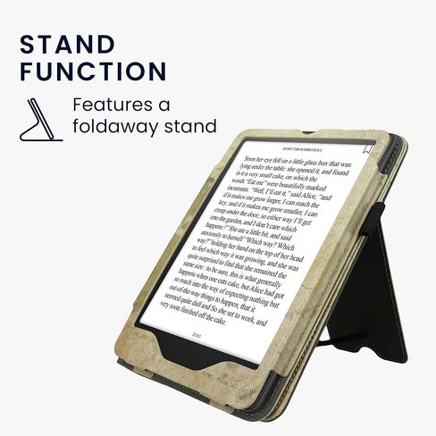 kwmobile Case Compatible with Amazon Kindle Paperwhite (10. Gen - 2018) Case - Cover for eReader with Magnetic Closure - Grey in Saudi Arabia