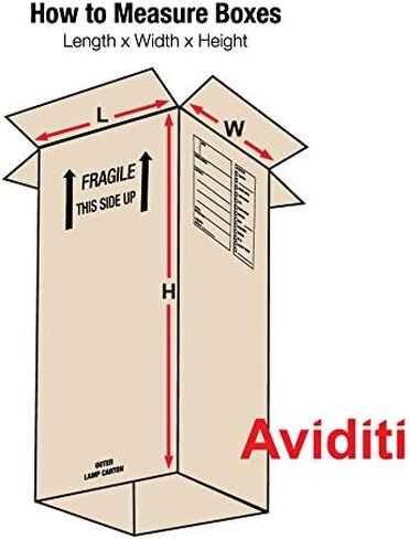 Aviditi T6648INNER Telescoping Corrugated Cardboard Box 6" L x 6" W x 48" H, Kraft, For Shipping, Packing and Moving (Pack of 25) in Saudi Arabia