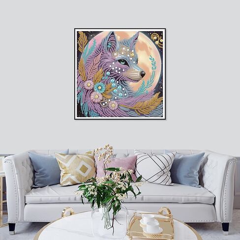 hill froeistung Special Shape Squirrel Diamond Art Painting Kits for Adults,Flower Diamond Art Kits for Beginners,Love Diamond Art Kits for Home Decor12×12inch Animals in Saudi Arabia