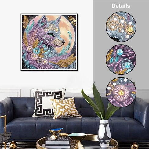 hill froeistung Special Shape Squirrel Diamond Art Painting Kits for Adults,Flower Diamond Art Kits for Beginners,Love Diamond Art Kits for Home Decor12×12inch Animals in Saudi Arabia