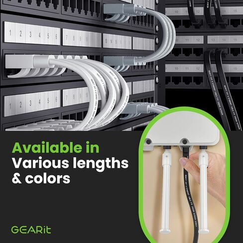 GearIT Cat 6 Outdoor Flat Ethernet Cable (15ft, Black) Direct Burial Rated LLDPE Jacket - Indoor Cat6 Shielded FTP 10Gbps High Speed Gaming Computer Network RJ45 Snagless Patch Cord Internet in Saudi Arabia
