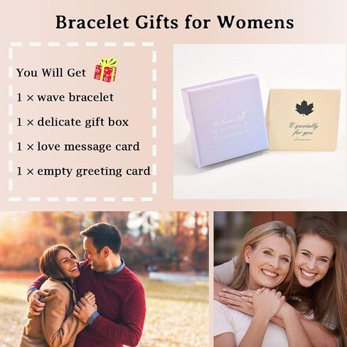 Inspirational Gifts for Women, Wave Inspirational Bracelet, Get Well Gifts, Thinking of You Gifts, Cheer Up Encouragement Gifts for Women Friends Sister - Life is Tough But So are You in Saudi Arabia