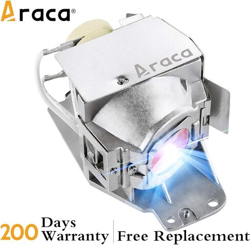 Araca 5J.J3T05.001 /5J.J8J05.001 /5J.J8G05.001 Replacement Projector Lamp for Benq MW665 TH681 MW663 TH681 EP4227 MS614 MX613ST MX660P MW665 TH681 MW663 TH681 MX618ST with Housing（Economical） in Kuwait