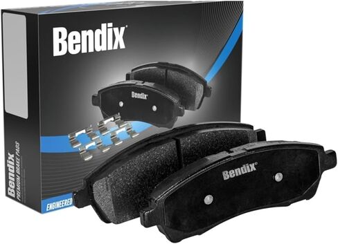 وسادات الفرامل الأمامية من السيراميك Bendix Premium SBC1295 لسيارة Hyundai Sonata 2015، Tucson 2017-2010، Kia Cadenza 2016-2014، Rondo 2012-2007، Soul EV 2017-2015، Sportage 2016-2011 in Saudi Arabia