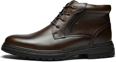 Chukka Boots Boots for Men Casual Boots Motorcycle Combat Ankle Boots Black Boots in Kuwait