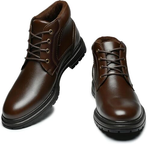Chukka Boots Boots for Men Casual Boots Motorcycle Combat Ankle Boots Black Boots in Kuwait