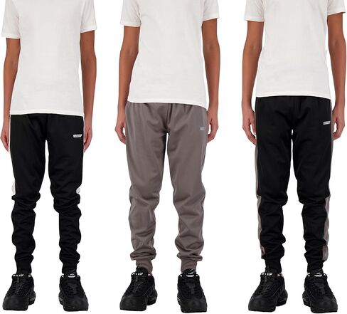 Hind Boys Sweatpants 3 Pack Athletic Fleece and Tricot Boys Jogger Pants with Pockets | Boys Clothes in Kuwait
