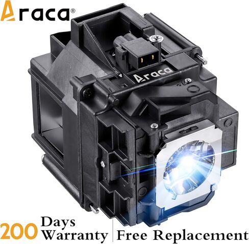 Araca ELPLP50 Projector Lamp with Housing for Epson EB-85 H353A H296A EB-824H PowerLite 84 /PowerLite 84+ /PowerLite 85 /PowerLite 825 Replacement Projector Lamp in Saudi Arabia