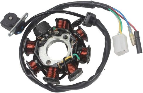 AC Magneto Stator Ignition 8 Coil fit for GY6 50cc 80cc ATV Scooter Taotao Kazuma 139QMB (4 Wires) in Saudi Arabia