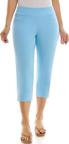 Zac & Rachel Women's Pull-on Slim Leg Crop Pant in Kuwait