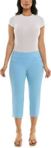 Zac & Rachel Women's Pull-on Slim Leg Crop Pant in Kuwait