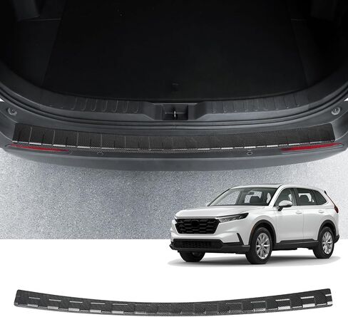 واقي المصد الخلفي الخارجي متوافق مع ملحقات Honda CRV 2023 2024 2025 من مادة ABS واقي المصد الخلفي وواقي عتبة صندوق السيارة (أسود) in Kuwait