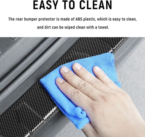 واقي المصد الخلفي الخارجي متوافق مع ملحقات Honda CRV 2023 2024 2025 من مادة ABS واقي المصد الخلفي وواقي عتبة صندوق السيارة (أسود) in Kuwait