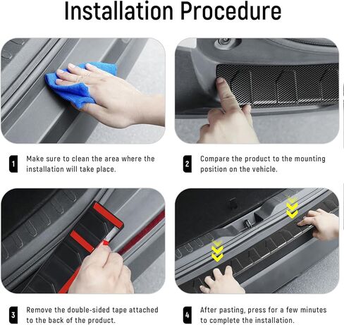 واقي المصد الخلفي الخارجي متوافق مع ملحقات Honda CRV 2023 2024 2025 من مادة ABS واقي المصد الخلفي وواقي عتبة صندوق السيارة (أسود) in Kuwait