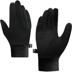 Running Gloves, Lightweight Winter Gloves Touchcreen Warm Liner Gloves Men Women for Cycling Biking Sports Driving