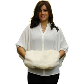 Rabbit Barrel Hand Muff -Large Size in Kuwait