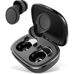 Ear Plugs for Sleeping Noise Cancelling - 35dB Reusable Ear Plugs with 7 Eartips and Carry Case - Flexible Hearing Protection - Replaceable Single/Double Eartips for Sleep, Focus, Travel, Work, Red