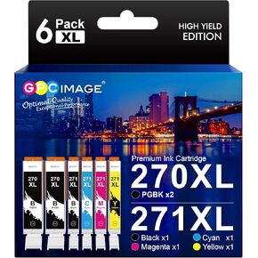 GPC Image Compatible Ink Cartridge Replacement for Brother LC203XL LC203 to use with MFC-J480DW MFC-J680DW MFC-J880DWMFC-J485DW MFC-J4620DW MFCJ5720DW (4 Black, 2 Cyan, 2 Magenta, 2 Yellow, 10-Pack)