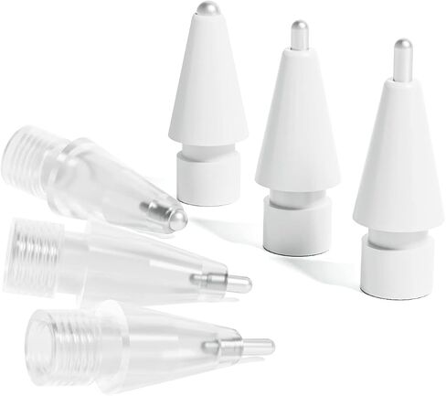 Replacement Tips for Apple Pencil 1st Generation / 2nd Generation, Fine Point Nibs, Pencil-Like Writing Feel, Precise Stroke, No Wear (8 Pack) in Saudi Arabia