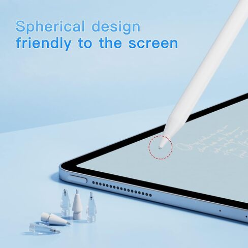 Replacement Tips for Apple Pencil 1st Generation / 2nd Generation, Fine Point Nibs, Pencil-Like Writing Feel, Precise Stroke, No Wear (8 Pack) in Saudi Arabia
