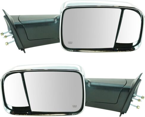 Trail Ridge Towing Mirror Manual Textured Black Pair for S10 S15 Jimmy Sonoma in Saudi Arabia